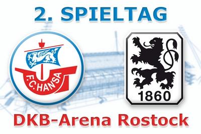 Party Flyer: F.C. Hansa Rostock - TSV 1860 München am 15.08.2009 in Rostock