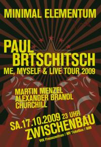 Party Flyer: MINIMAL ELEMENTUM @ Paul Brtschitsch am 17.10.2009 in Rostock