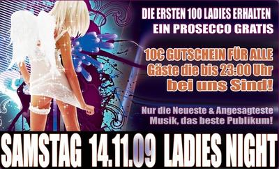 Party Flyer: Ladies Night @ Mirage am 14.11.2009 in Senden