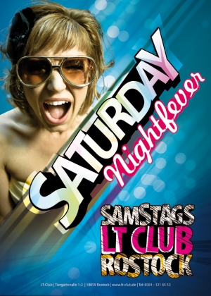 Party Flyer: Saturday Night Fever am 12.12.2009 in Rostock