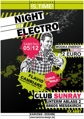 Party Flyer: S_TIME Events pres. Flavio Cambiare am 05.12.2009 in Mekirch