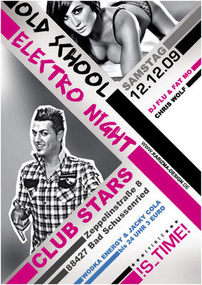 Party Flyer: S_TIME Events pres. Old School & Electro Night am 12.12.2009 in Bad Schussenried