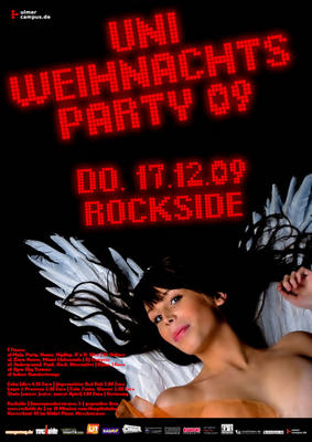 Party Flyer: Uni Weihnachts Party 09 am 17.12.2009 in Ulm