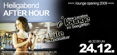 Party Flyer: OPENING: iLounge 2.0 am 24.12.2009 in Ratzeburg