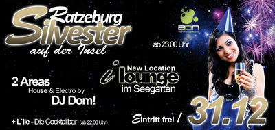 Party Flyer: Silvester auf der Insel am 31.12.2009 in Mlln