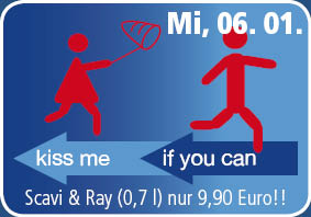 Party Flyer: kiss me if you can am 06.01.2010 in Engstingen
