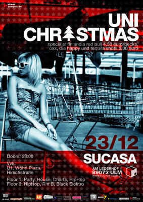Party Flyer: Uni Christmas - die letzte Uniparty des Jahres! am 23.12.2009 in Ulm