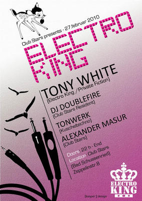 Party Flyer: Tony White @ Club Stars Bad Schussenried am 27.02.2010 in Bad Schussenried