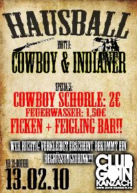 Party Flyer: Hausball - GoIn Kanzach am 13.02.2010 in Kanzach