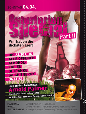 Party Flyer: ARENA Gnzburg - Osterferien Special Part 2 am 04.04.2010 in Gnzburg (Kreisstadt)