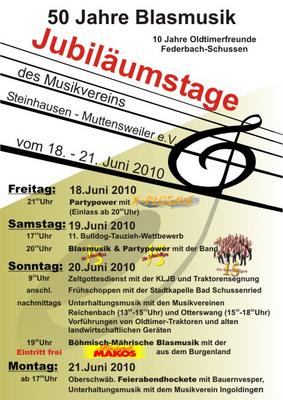 Party Flyer: Partynacht mit X-Plosive am 18.06.2010 in Bad Schussenried