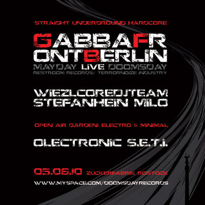 Party Flyer: U - Hardcore @ Alte Zuckerfabrik Rostock am 05.06.2010 in Rostock
