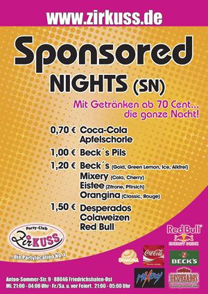 Party Flyer: DESPERADOS HOT NIGHT am 05.06.2010 in Friedrichshafen