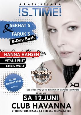Party Flyer: !S_Time! Events & Havanna Club Weingarten am 12.06.2010 in Weingarten