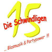 Party Flyer: Blasmusik & Partypower mit den Schwindligen 15 am 24.07.2010 in Leutkirch im Allgu