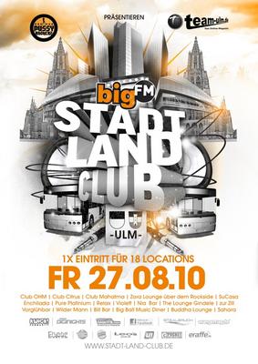 Party Flyer: 16 Party meets bigFM Stadt, Land, Club @ Club Violet am 27.08.2010 in Neu-Ulm
