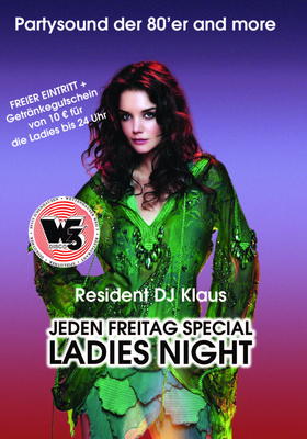 Party Flyer: Ladies Night @ W3 am 27.08.2010 in Ichenhausen