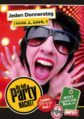 Party Flyer: Die Kult Partynacht am 16.09.2010 in Ravensburg