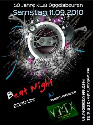 Party Flyer: Beat Night am 11.09.2010 in Attenweiler