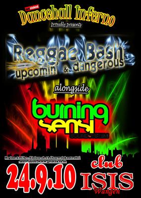 Party Flyer: Dancehall Inferno am 24.09.2010 in Wangen im Allgu