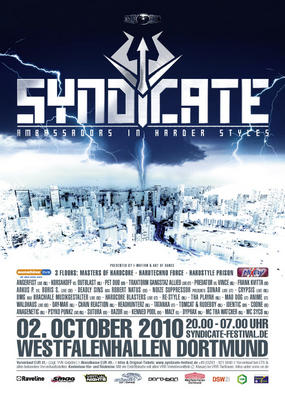 Party Flyer: Syndicate 2010 // Dortmund Westfalenhallen am 02.10.2010 in Dortmund