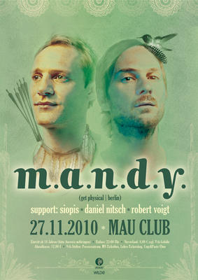 Party Flyer: M.A.N.D.Y. - LIVE am 27.11.2010 in Rostock