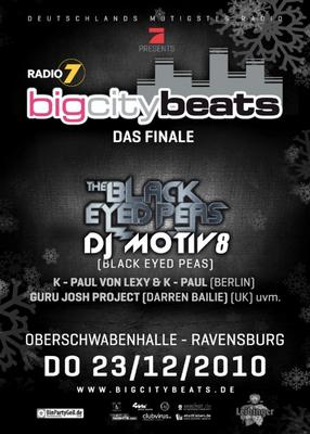 Party Flyer: BigCityBeats - Vol.13 - Das Finale in der Oberschwabenhalle RV am 23.12.2010 in Ravensburg