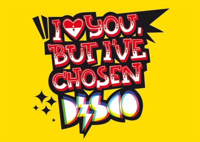 Party Flyer: I love you but I've chosen DISCO// Club huGo's am 14.01.2011 in Ravensburg