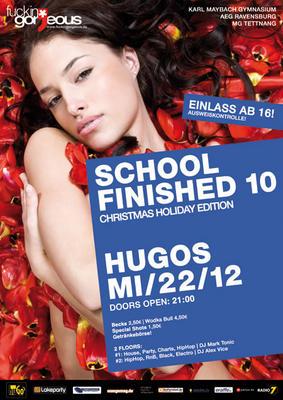 Party Flyer: School Finished 10 - Christmas Holiday Edition am 22.12.2010 in Ravensburg