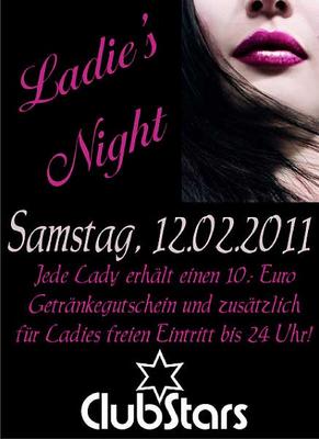 Party Flyer: ladies night am 12.02.2011 in Bad Schussenried
