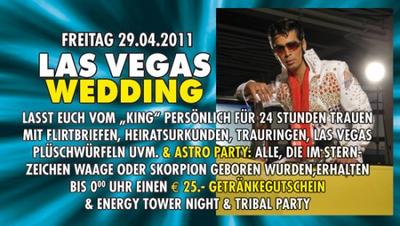 Party Flyer: Astro-Party & Las Vegas Wedding & Energy Tower Night & Tribal Party am 29.04.2011 in Lbeck