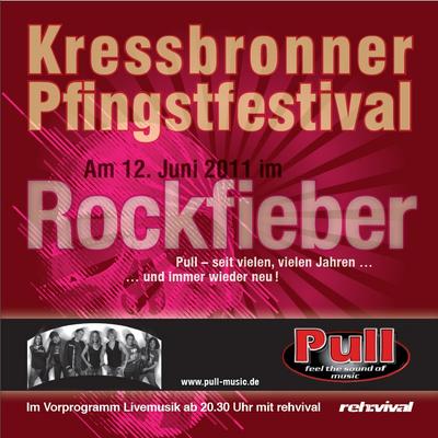 Party Flyer: PULL - Kressbronner Pfingstfestival am 12.06.2011 in Kressbronn