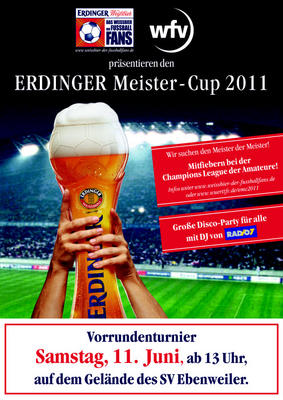 Party Flyer: Radio 7 Meisterparty am 11.06.2011 in Ebenweiler