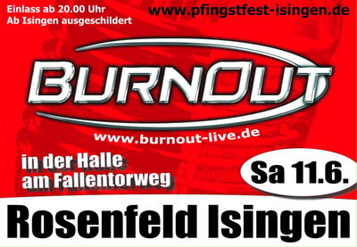 Party Flyer: Pfingstfest Isingen am 11.06.2011 in Rosenfeld