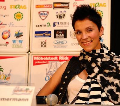 Party Flyer: ANNA-MARIA-ZIMMERMANN beim "Schlagerwirt" auf dem Seehasenfest! am 14.07.2011 in Friedrichshafen