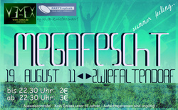 Party Flyer: Megafest_Summer Feeling am 19.08.2011 in Riedlingen