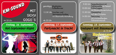 Party Flyer: - Partynacht in Tracht - mit AlpenMafia am 17.09.2011 in Leutkirch im Allgu
