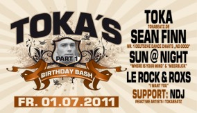 Party Flyer: TOKAs Birthday BASH am 01.07.2011 in Rostock