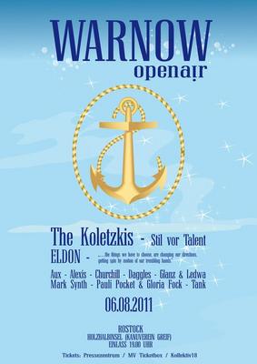 Party Flyer: WARNOW OPEN AIR 2011 am 06.08.2011 in Rostock