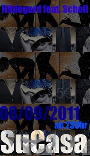 Party Flyer: Hildegard feat. Scholl - Holiday Closing! am 08.09.2011 in Ulm