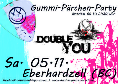 Party Flyer: Gummi-Prchen-Party am 05.11.2011 in Eberhardzell