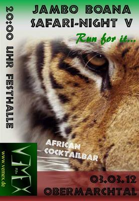 Party Flyer: Jambo Boana V am 03.03.2012 in Obermarchtal