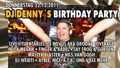 Party Flyer: DJ Dennys Birthday Party & Girls in Heaven & Mexican Ladies Night & WetnWild Shower Contest am 22.12.2011 in Lbeck