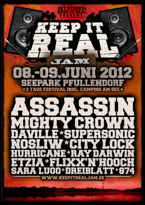 Party Flyer: Keep It Real Jam - Festival Edition am 08.06.2012 in Pfullendorf