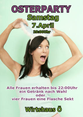 Party Flyer: Osterparty 2012 am 07.04.2012 in Achstetten