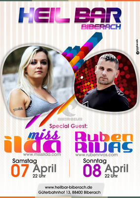 Party Flyer: Miss Ilda @ HeilBar am 07.04.2012 in Biberach an der Ri