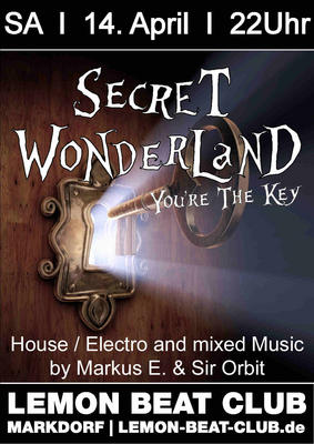 Party Flyer: Secret Wonderland am 14.04.2012 in Markdorf