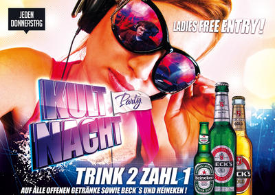 Party Flyer: HuGo's - Die Kult Partynacht am 05.04.2012 in Ravensburg