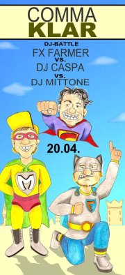 Party Flyer: COMMAKLAR DJ Battle - Club Douala Ravensburg am 20.04.2012 in Ravensburg