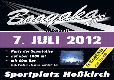 Party Flyer: BOOYAKA - Party 2012 am 07.07.2012 in Hokirch
